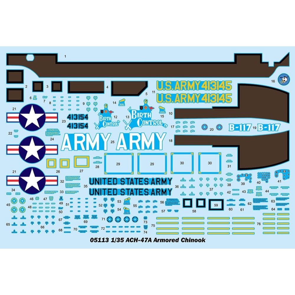 Trumpeter 05113 1/35 Boeing ACH-47A Armored Chinook