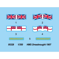 Trumpeter 05328 1/350 HMS Dreadnought 1907