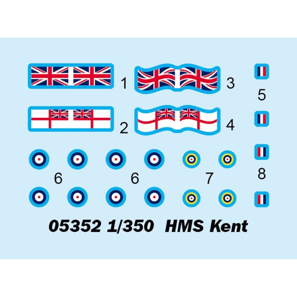 Trumpeter 05352 1/350 HMS Kent