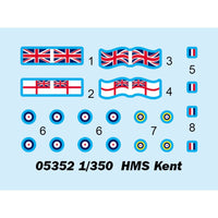 Trumpeter 05352 1/350 HMS Kent