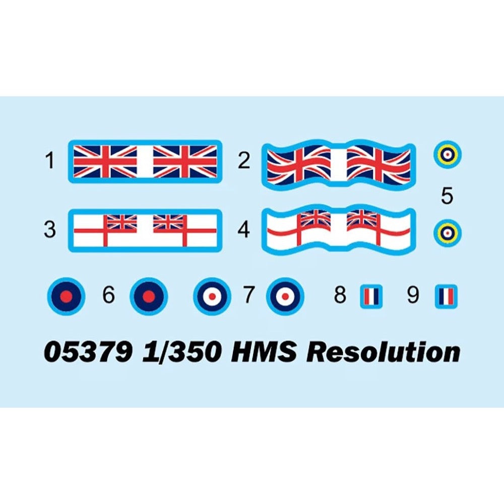 Trumpeter 1/350 HMS Resolution