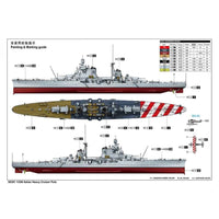 Trumpeter 1/350 Italian Heavy Cruiser Pola Plastic Model Kit