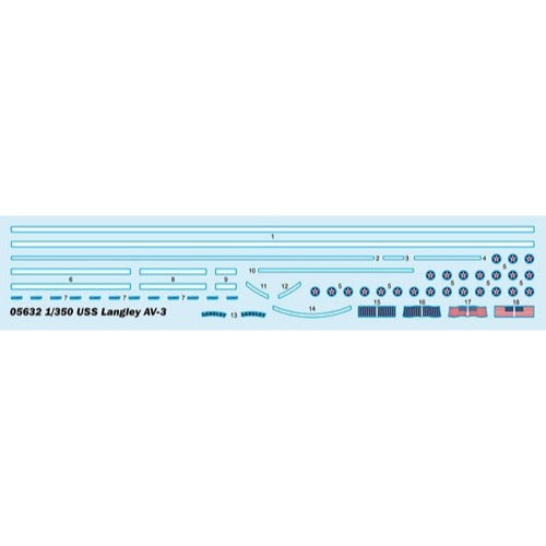 Trumpeter 05632 1/350 USS Langley AV-3