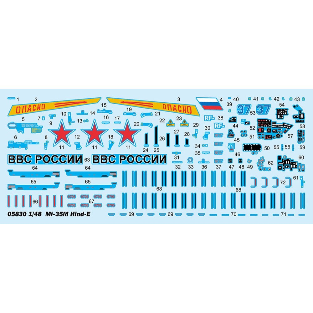 Trumpeter 05830 1/48 Russian Mi-35M Hind-E