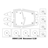 Trumpeter 1/48 Buccaneer S.2D Plastic Model Kit