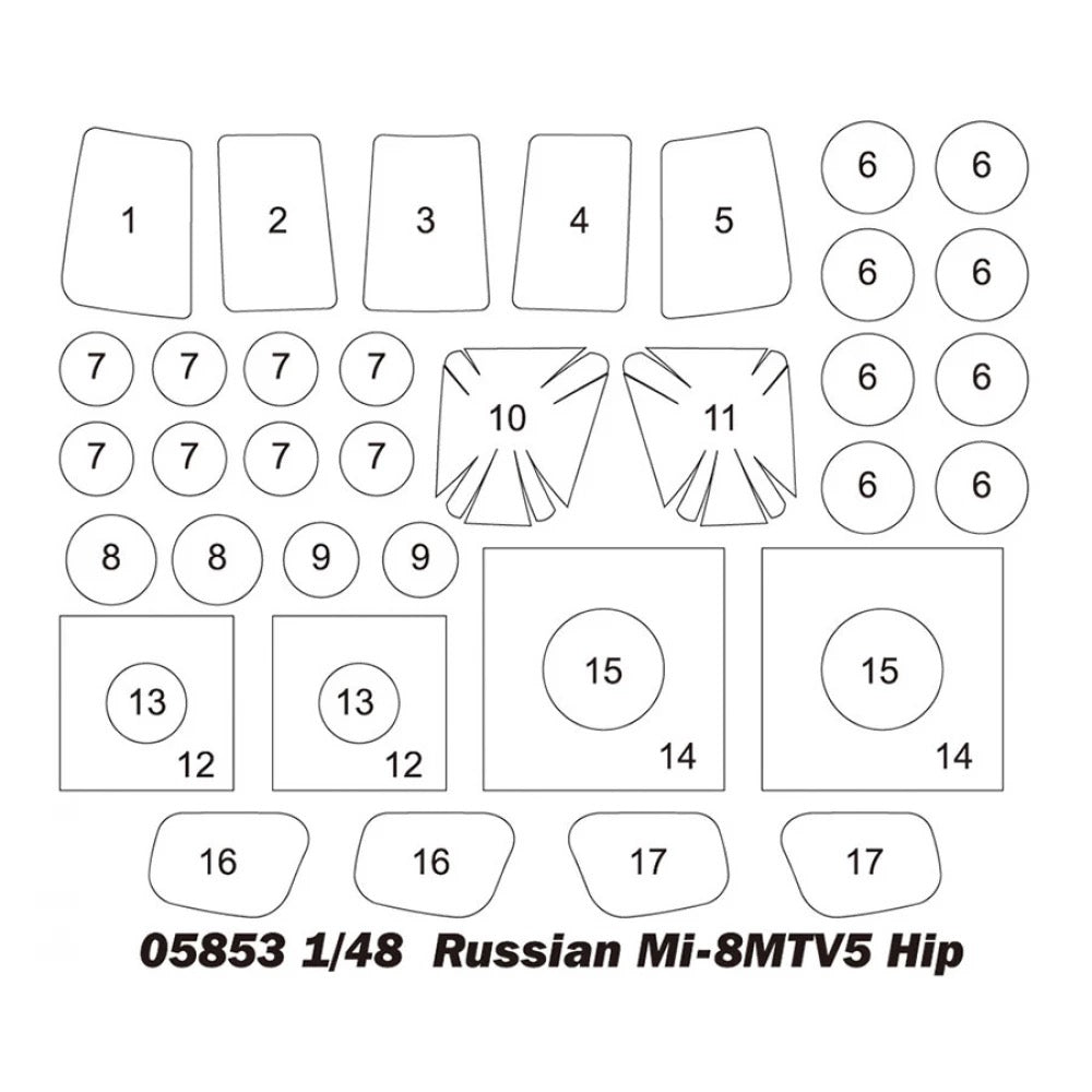 Trumpeter 1/48 Russian Mi-8MTV5 Hip Model Kit