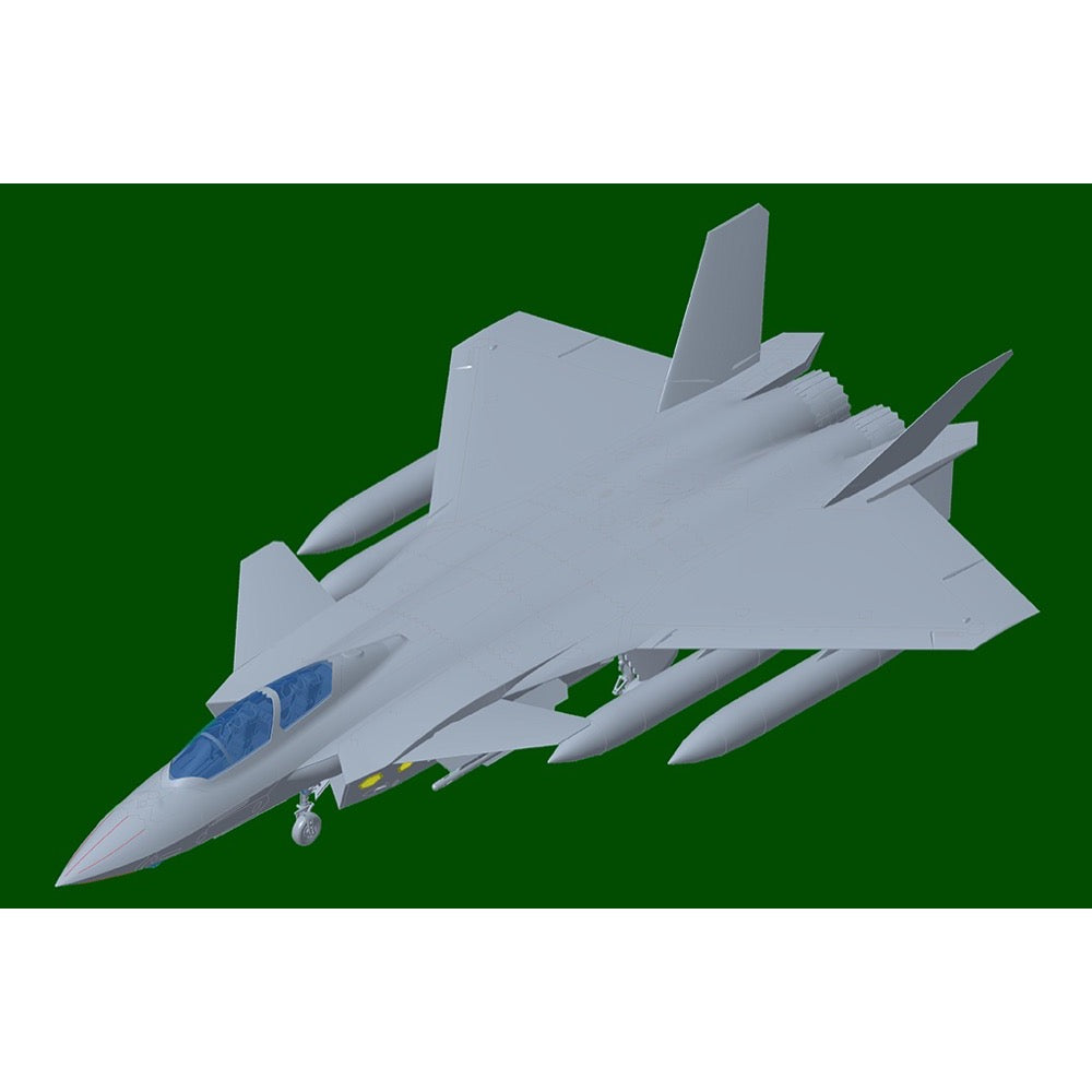 Trumpeter 1/48 Chinese J-20S Mighty Dragon Plastic Model Kit