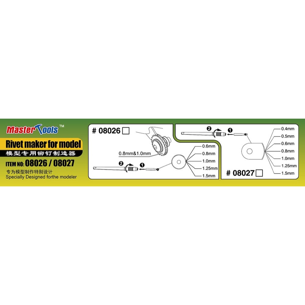 Trumpeter 08026 Rivet maker for model 1 Modelling Tool