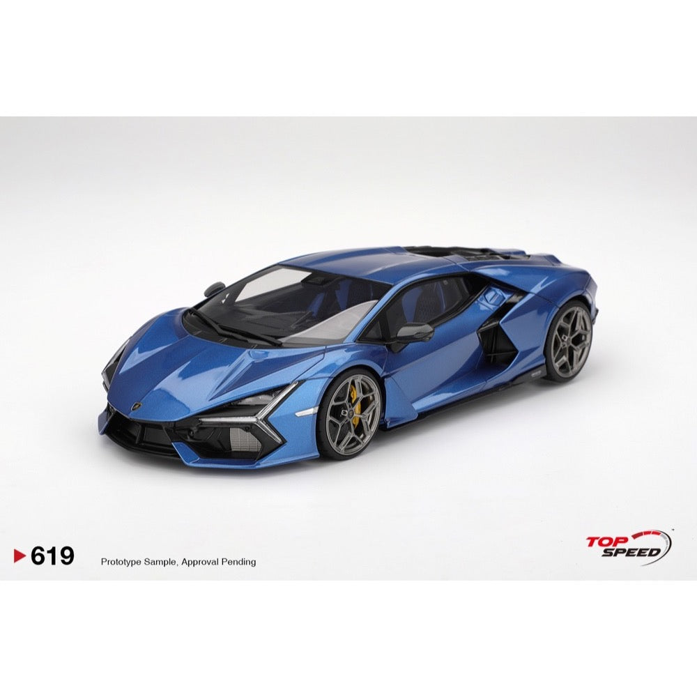 Top Speed 1/18 Lamborghini Revuelto Blu Eleos