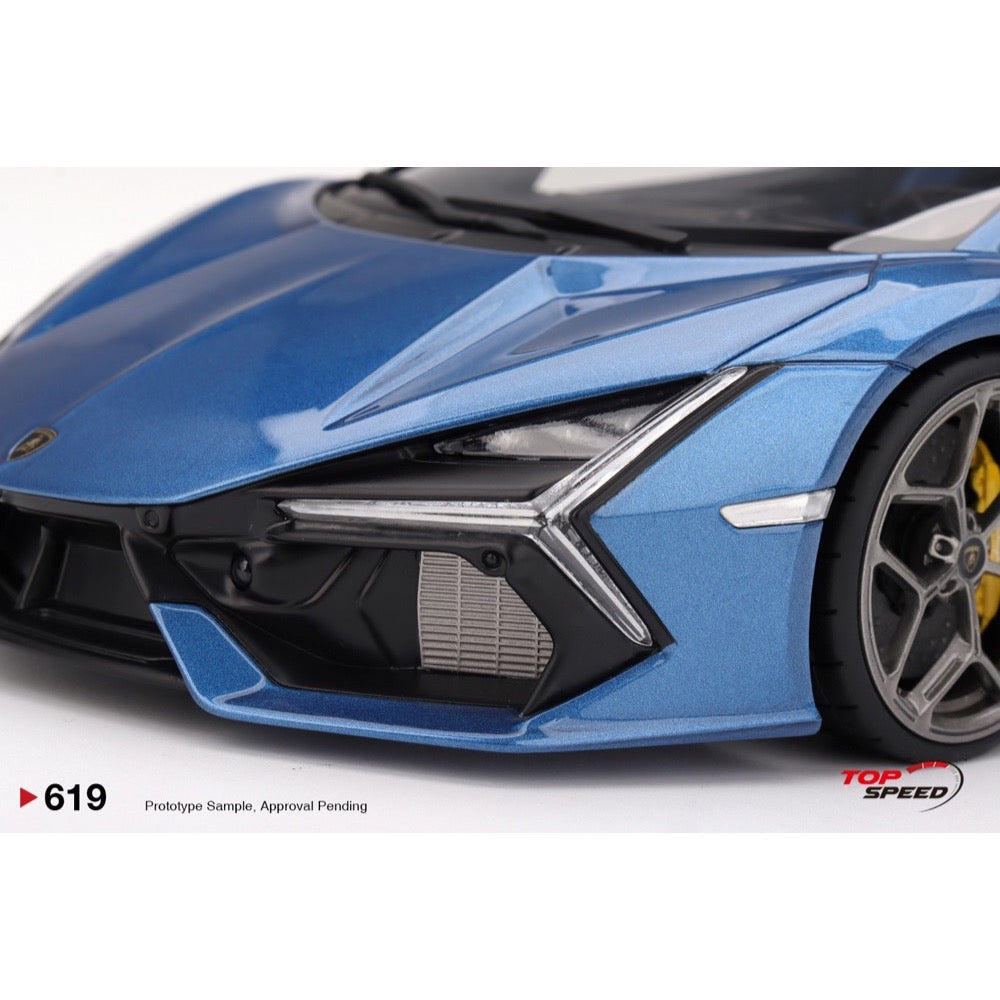 Top Speed 1/18 Lamborghini Revuelto Blu Eleos