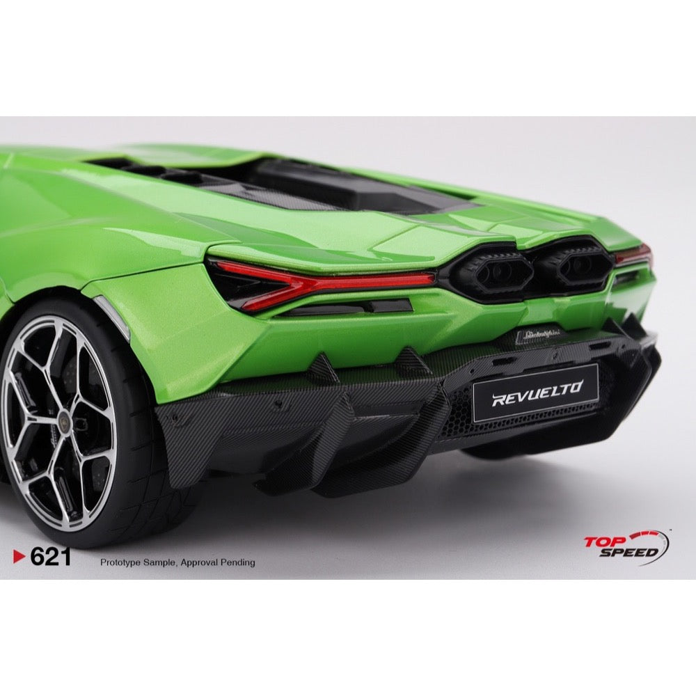 Top Speed 1/18 Lamborghini Revuelto Verde Selvans