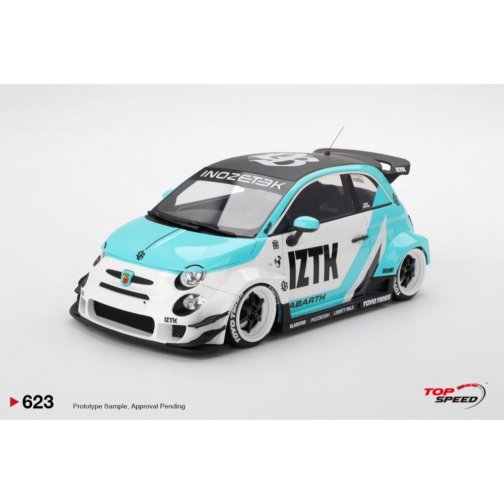 Top Speed Abarth 595 LB-WORKS x Abas Works IZTK