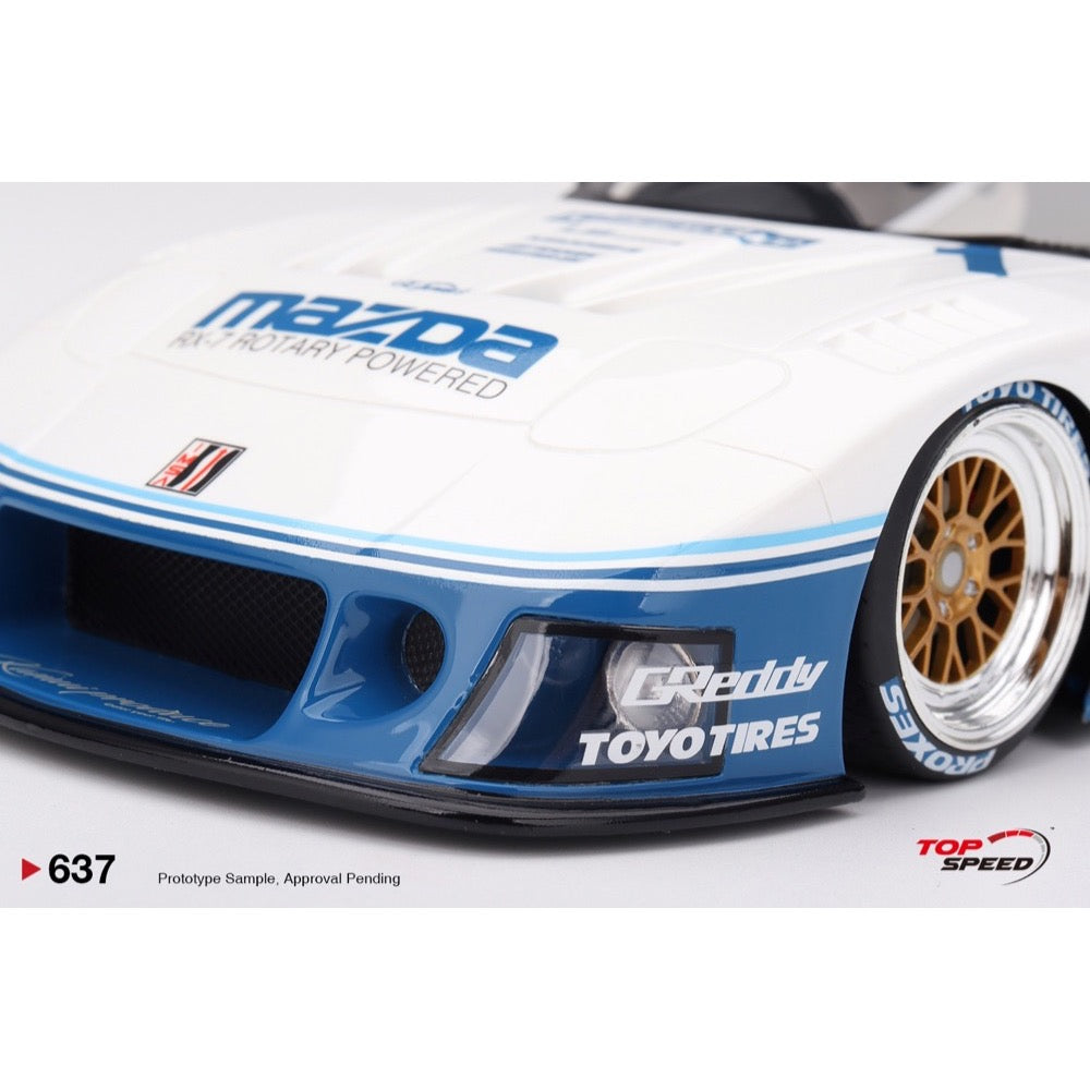 Top Speed 1/18 Mazda RX-7 LB-Super Silhouette IMSA
