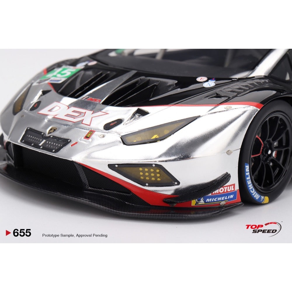 Top Speed 1/18 Lamborghini Huracan GT3 EVO2 No.45 DEX Wayne Taylor Racing 2025 IMSA Daytona 24 Hrs