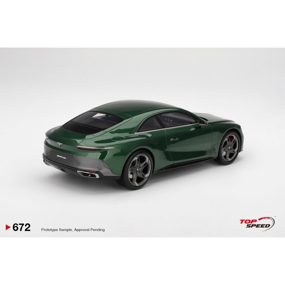 Top Speed Bentley Batur Scarab Green