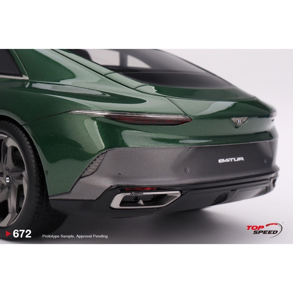 Top Speed Bentley Batur Scarab Green