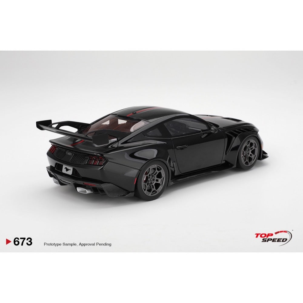 Top Speed 1/18 Ford Mustang GTD Shadow Black