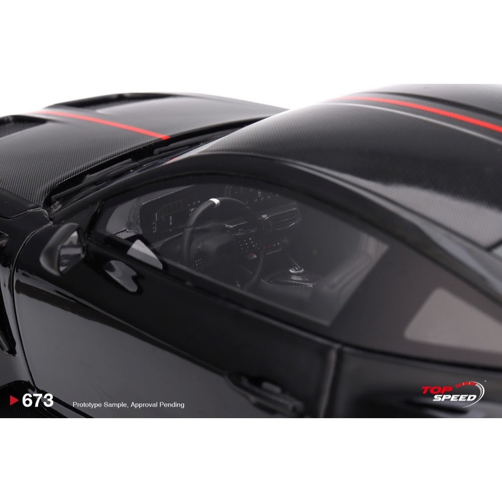 Top Speed 1/18 Ford Mustang GTD Shadow Black