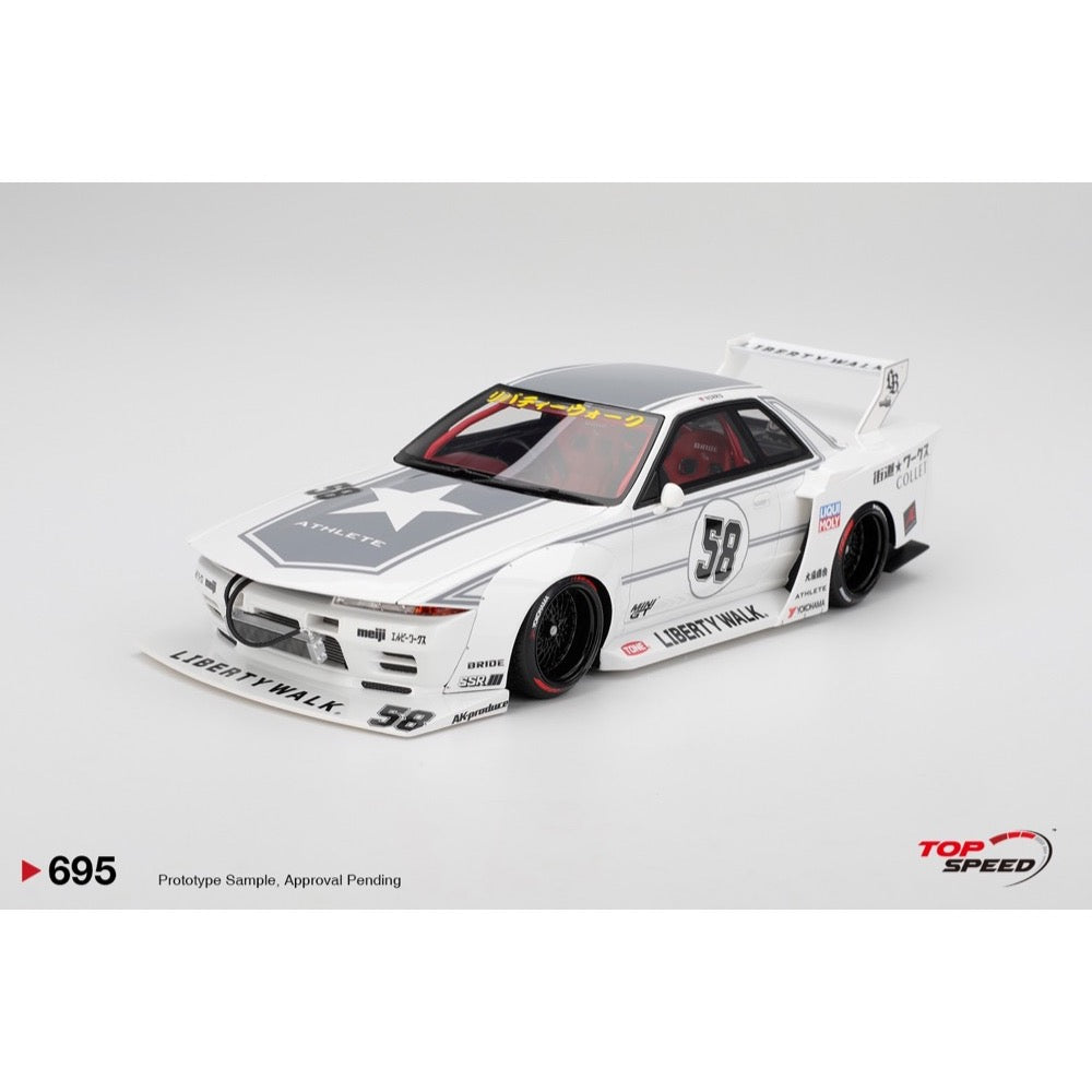 Top Speed 1/18 LBWK Nissan GT-R32 Kaido Works TAS 2025