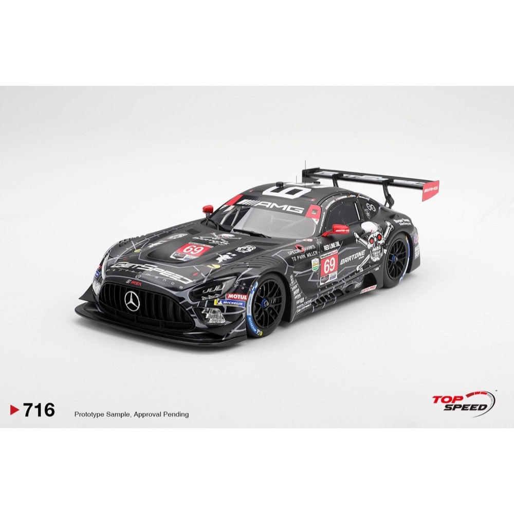 Top Speed 1/18 Mercedes-AMG GT3 No.69 GetSpeed 2026 IMSA Daytona 24 Hrs