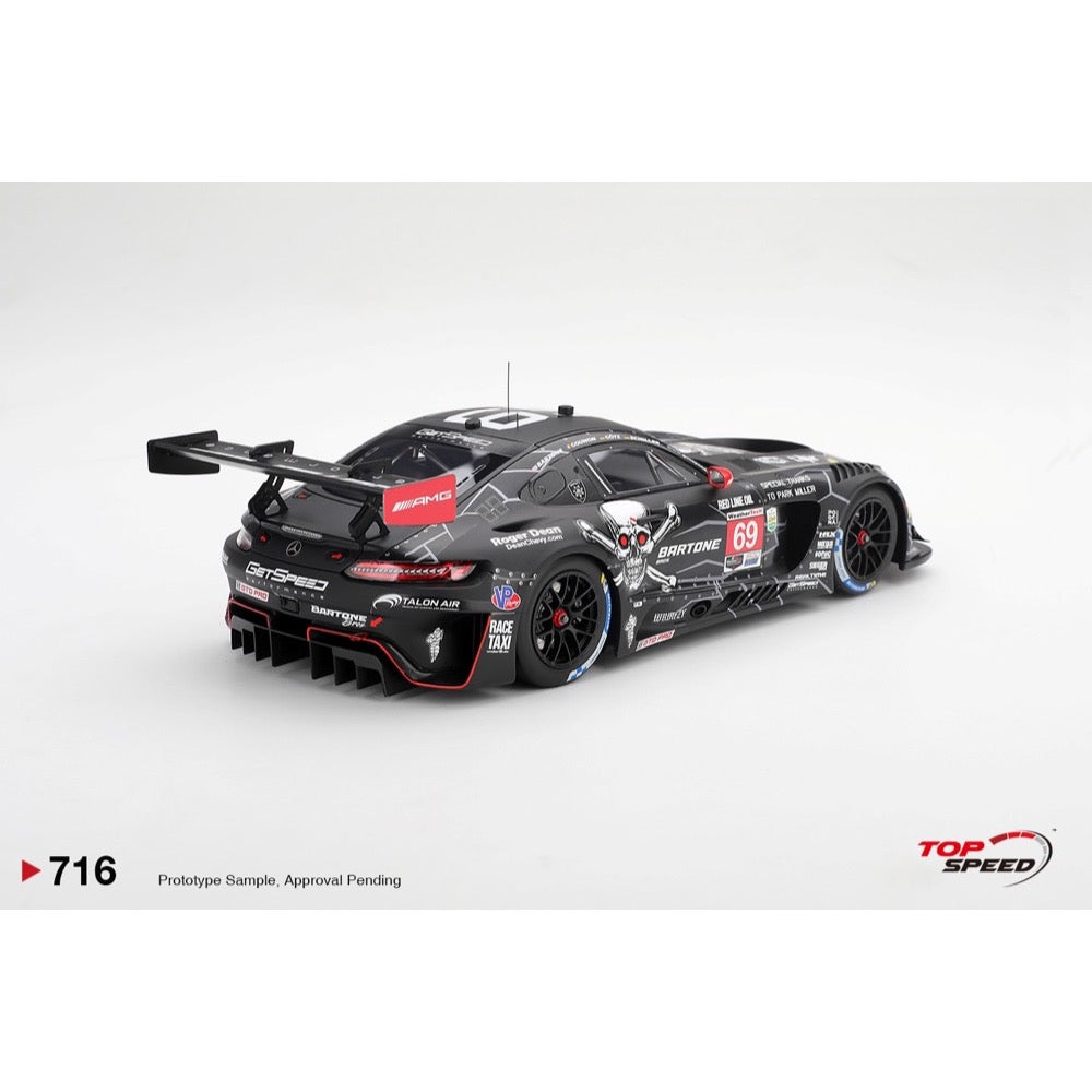 Top Speed 1/18 Mercedes-AMG GT3 No.69 GetSpeed 2026 IMSA Daytona 24 Hrs