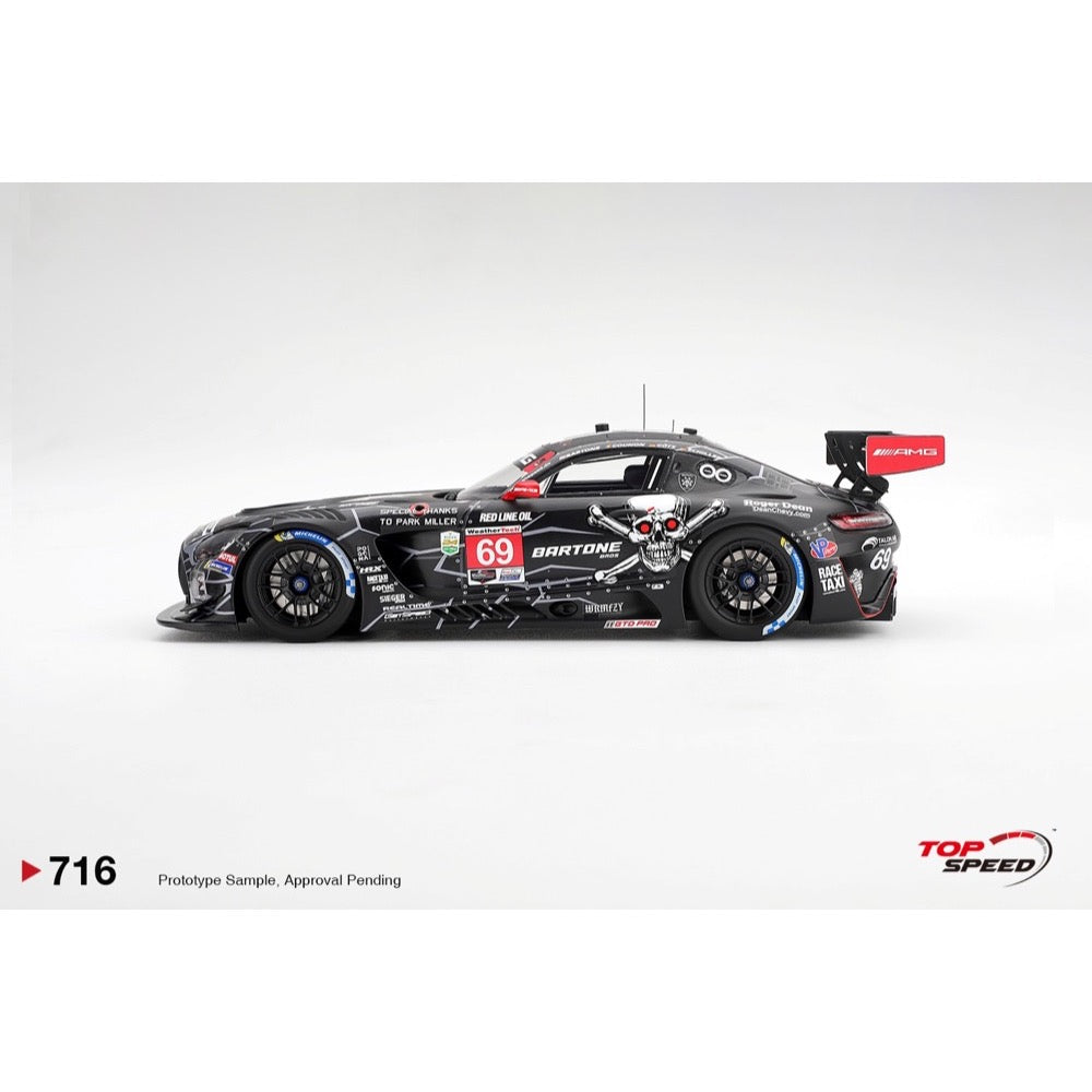 Top Speed 1/18 Mercedes-AMG GT3 No.69 GetSpeed 2026 IMSA Daytona 24 Hrs