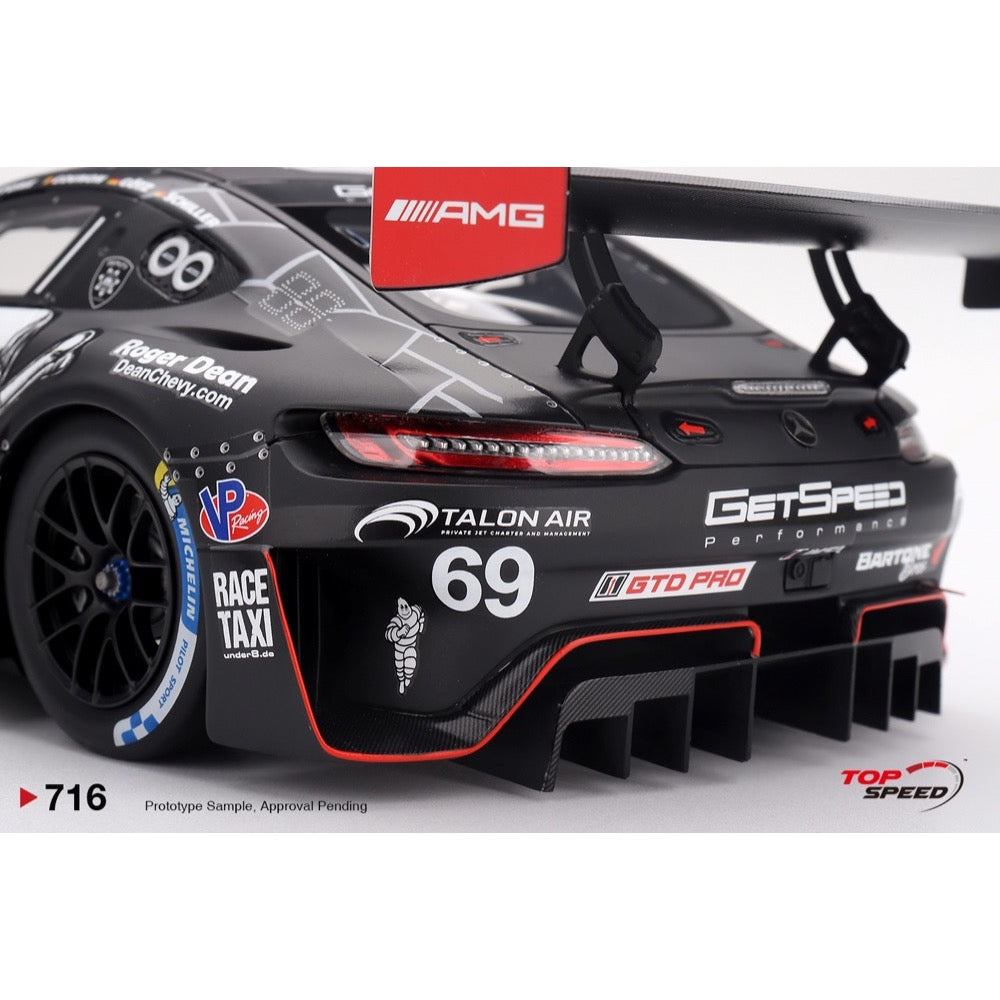 Top Speed 1/18 Mercedes-AMG GT3 No.69 GetSpeed 2026 IMSA Daytona 24 Hrs