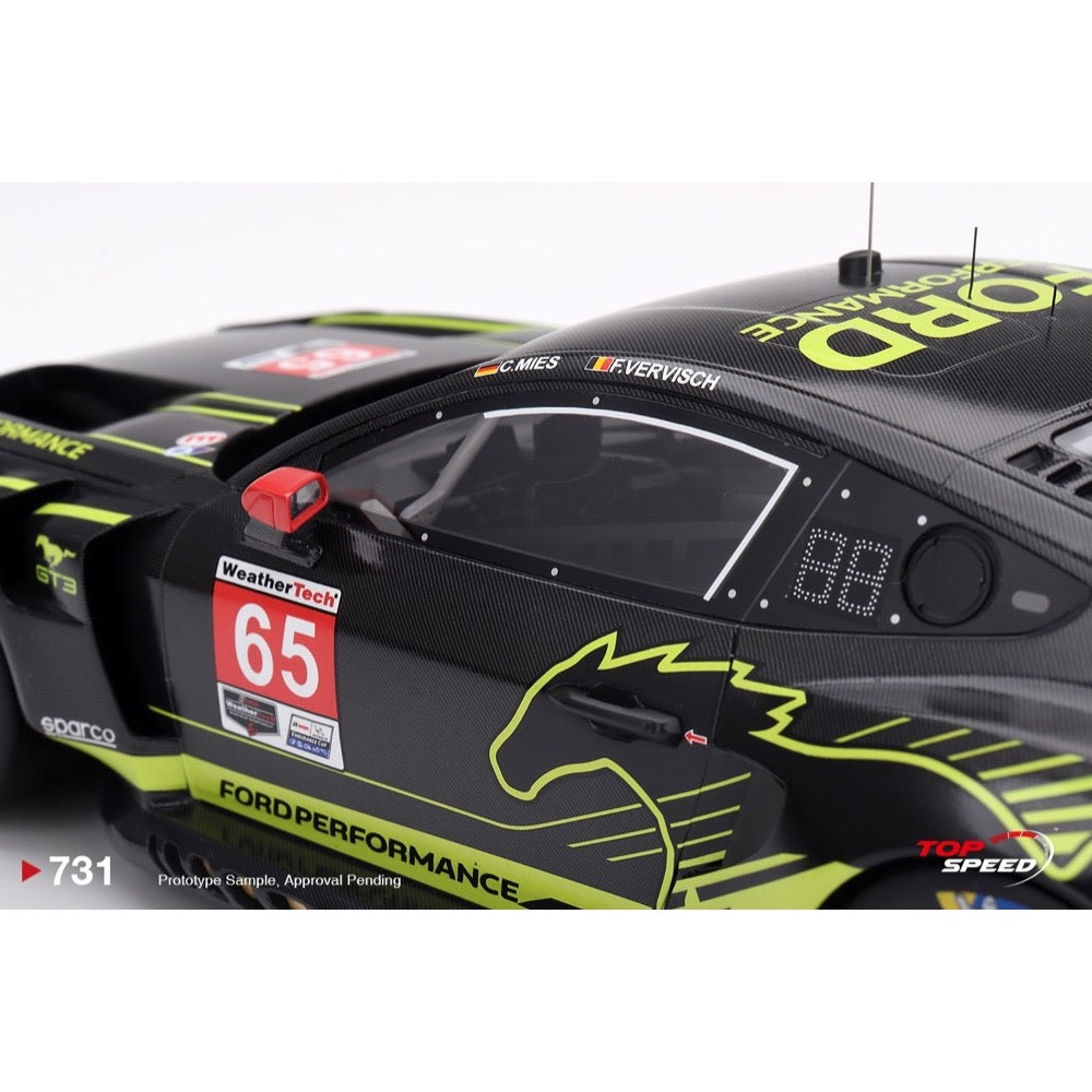 Top Speed 1/18 Ford Mustang GT3 No.65 Ford Multimatic Motorsports 2025 IMSA VIR