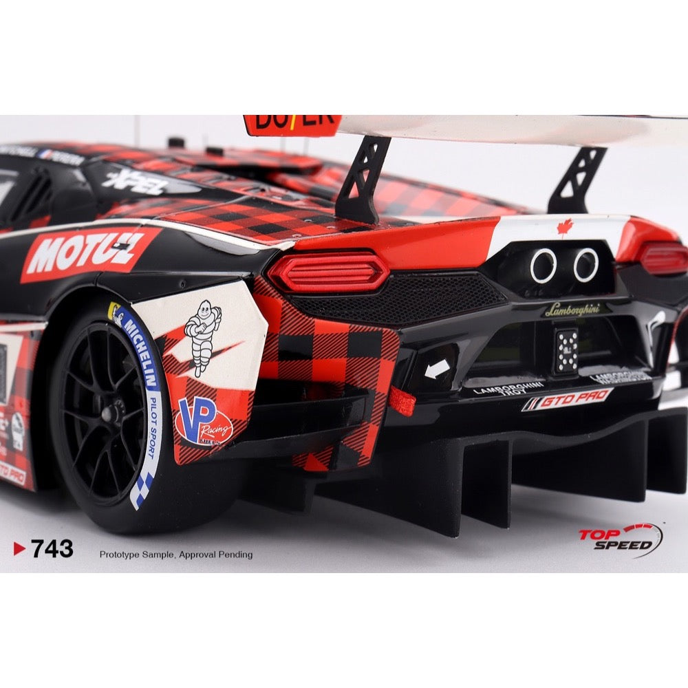 Top Speed 1/18 Lamborghini Temerario GT3 No.9 Pfaff Motorsports 2026 IMSA Sebring 12 Hrs