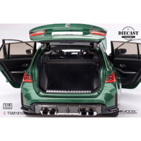 TSM Model BMW M3 Touring M Isle of Man Green Metallic Diecast with Opening Parts