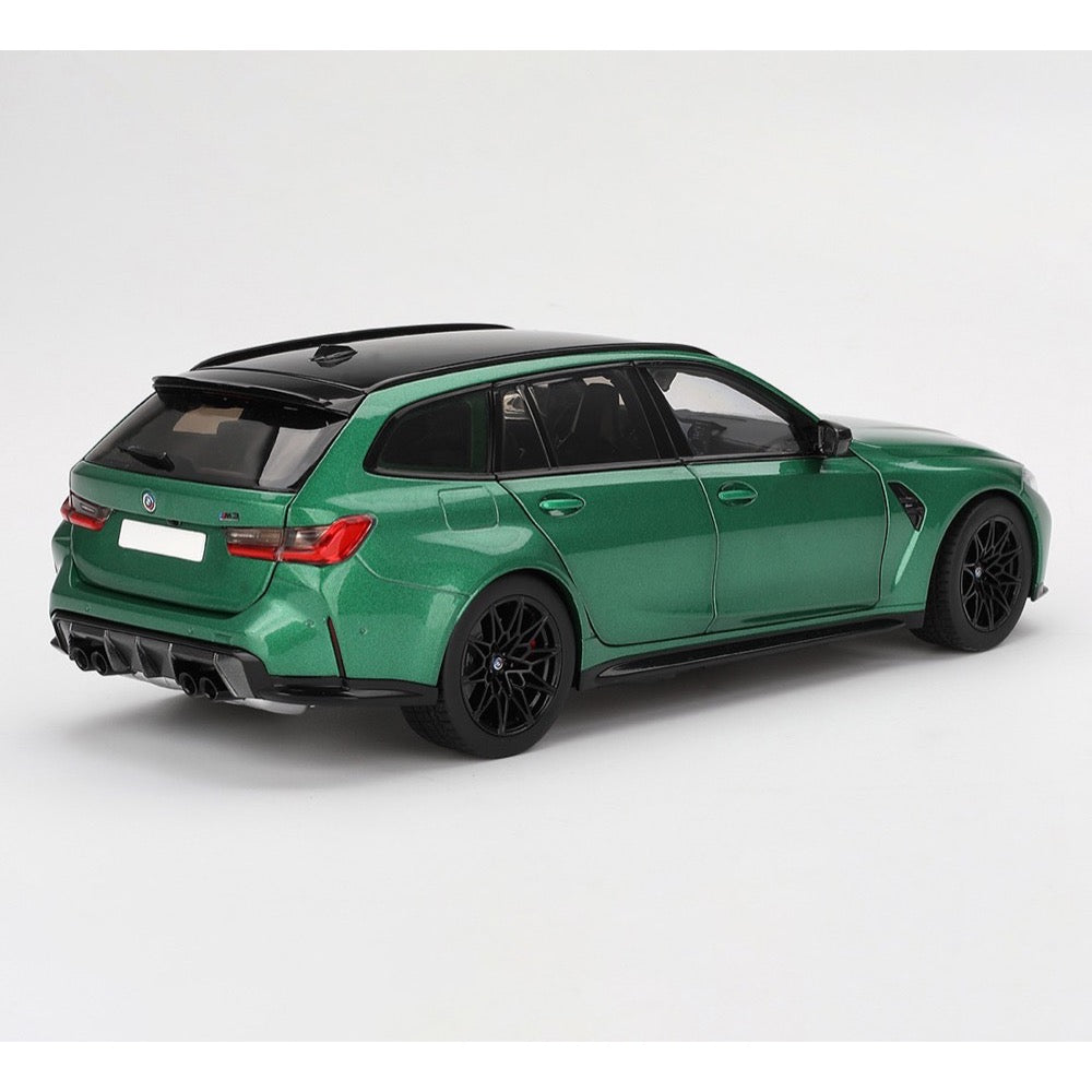 TSM Model BMW M3 Touring M Isle of Man Green Metallic Diecast with Opening Parts