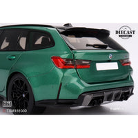 TSM Model BMW M3 Touring M Isle of Man Green Metallic Diecast with Opening Parts