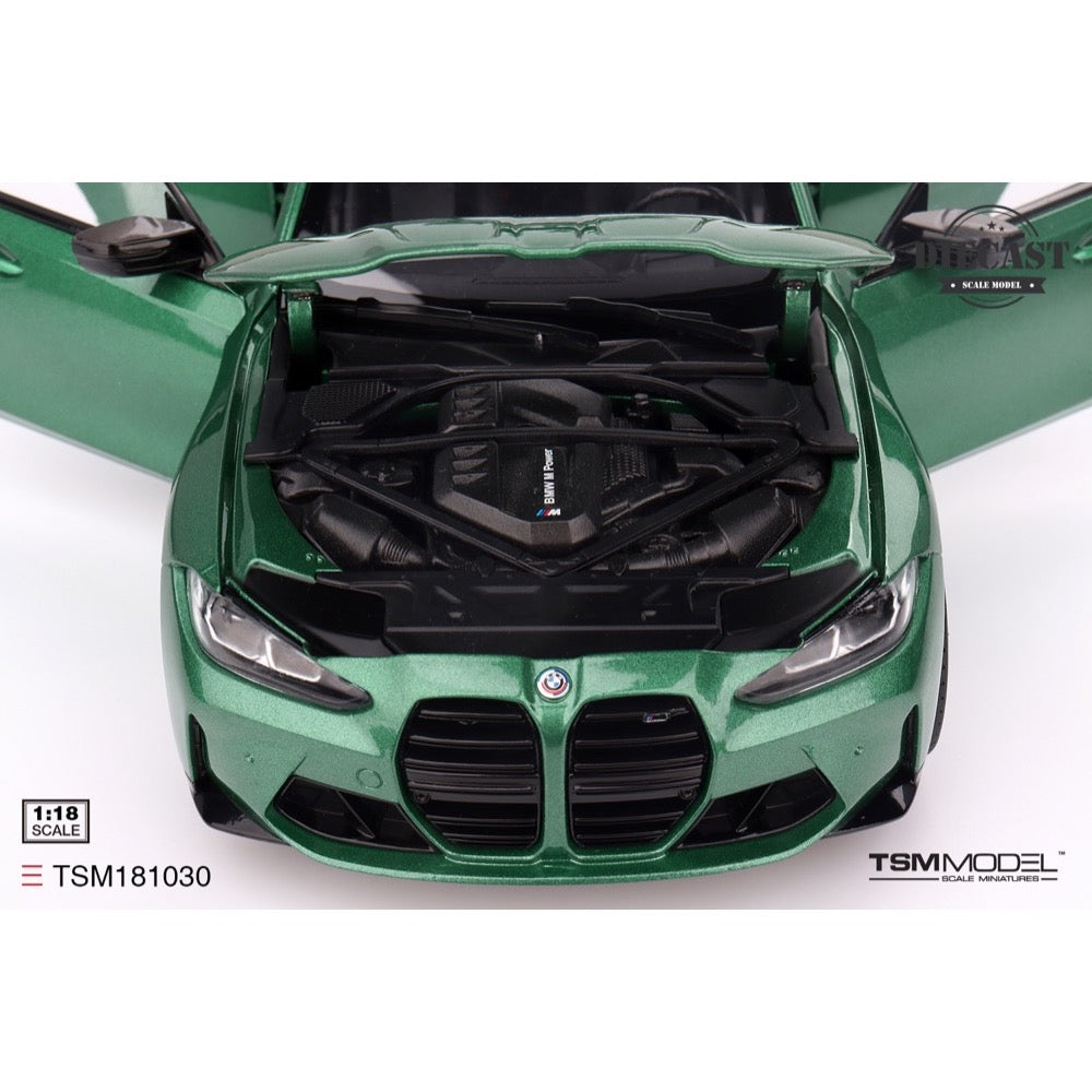 TSM Model BMW M3 Touring M Isle of Man Green Metallic Diecast with Opening Parts