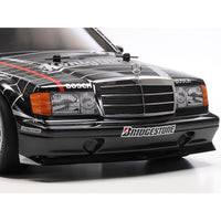 Tamiya 47525 1/10 1991 Mercedes-Benz 190 E 2.5-16 EVO II RC Car Kit with Blasil Black/Silver Painted Body (TT-02)