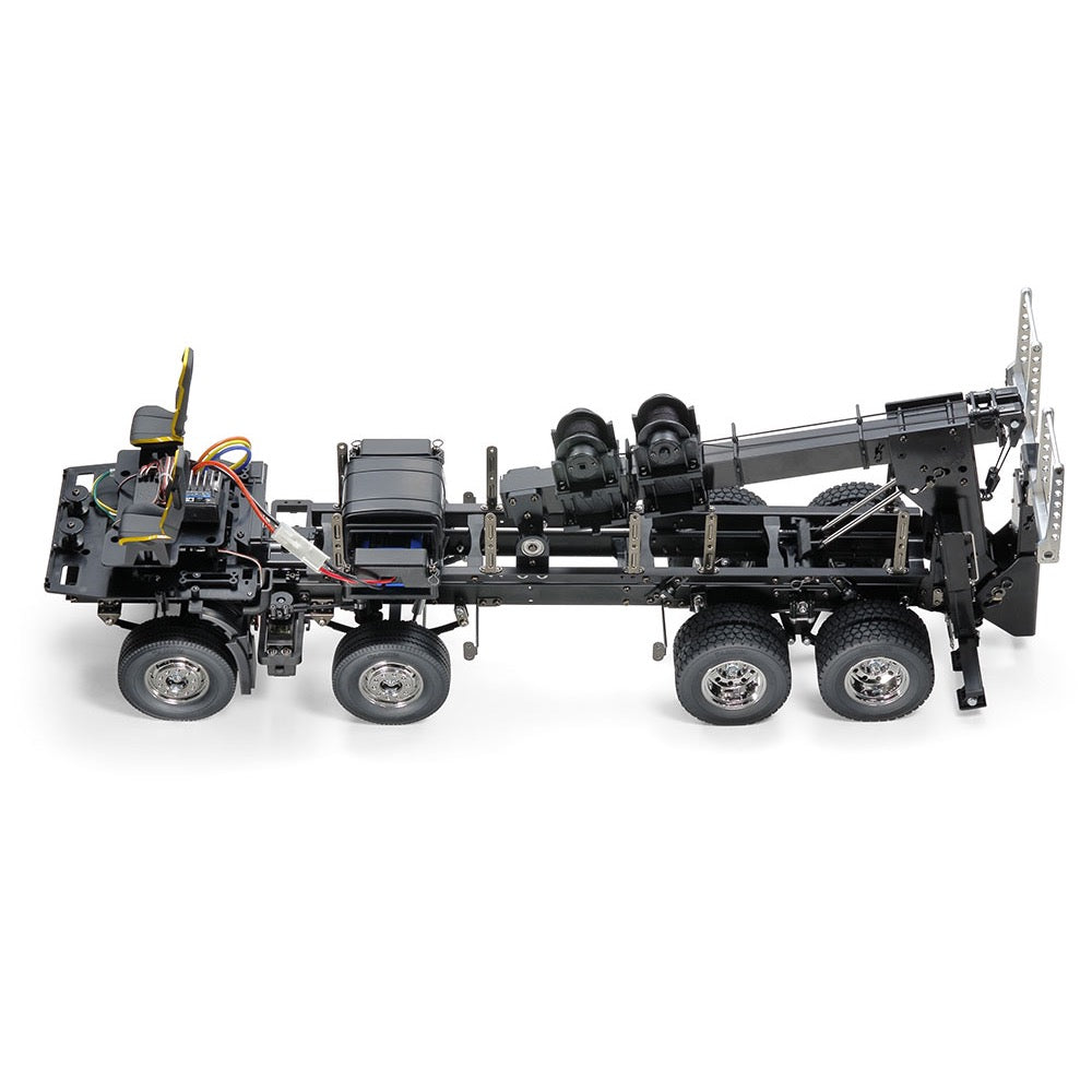 Tamiya 47528 Volvo FH16 Globetrotter 750 8×4 RC Tow Truck (Silver Edition)
