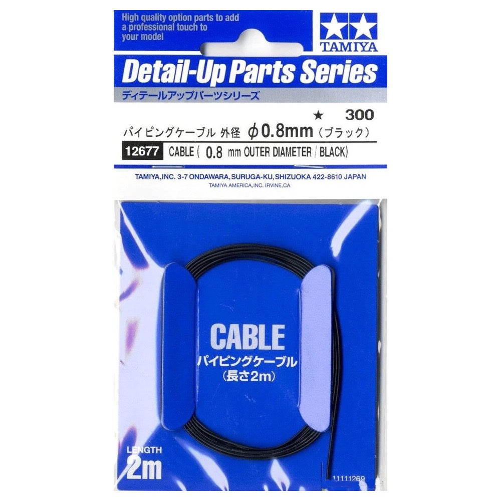 Tamiya 12677 1/24 Detail Up Parts Cable 0.8mm