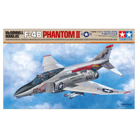 Tamiya 61121 1/48 McDonnell Douglas F-4B Phantom II Plastic Model Kit