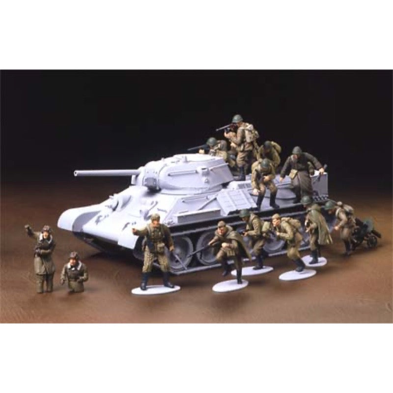 Tamiya 32521 1/48 WWII Russian Infantry and Tank Crew