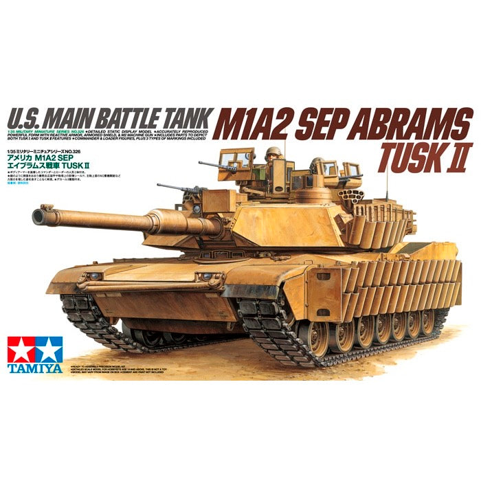 Tamiya 35326 1/35 US Main Battle Tank M1A2 SEP Abrams TUSK II