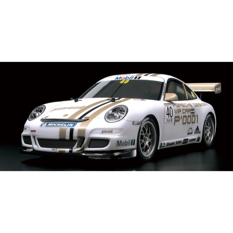 Tamiya 47429 Porsche 911 GT3 CUP VIP 2008 with TT-01 Type-E Chassis 1/10 4WD RC