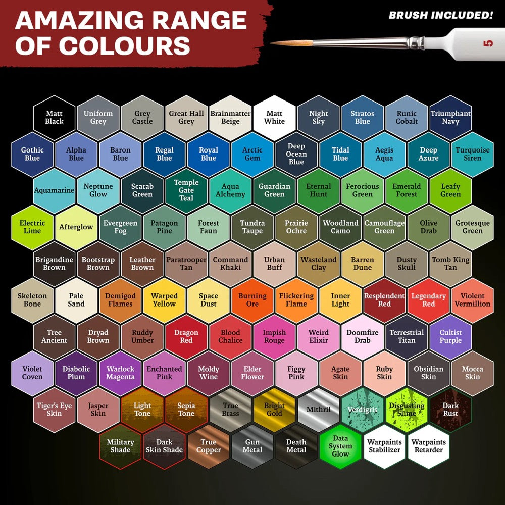 The Army Painter Warpaints Fanatic Wargamers Paint Set