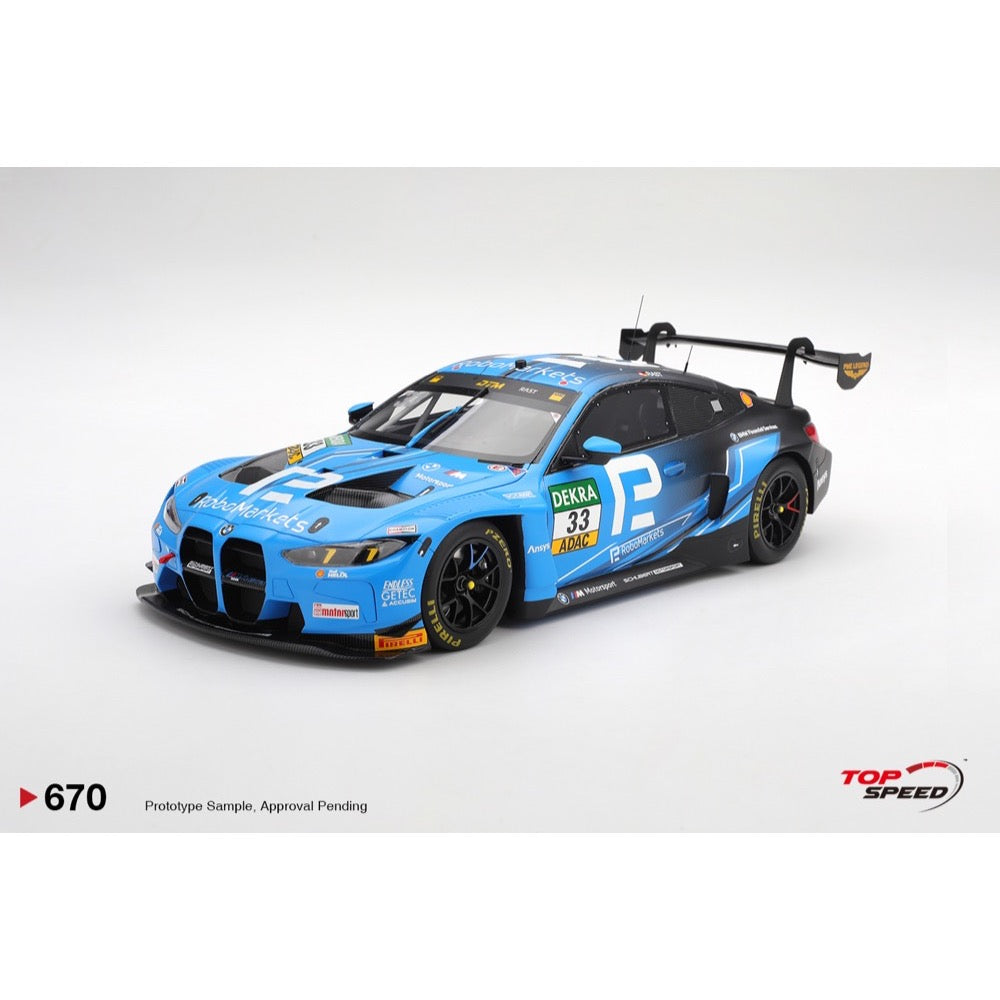 Top Speed 1/18 BMW M4 GT3 EVO No.33 Schubert Motorsport 2025 DTM Zandvoort Race 1 Winner