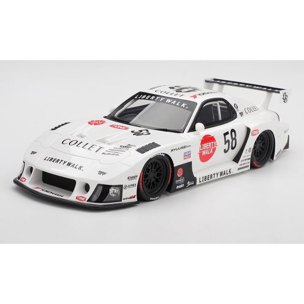 Top Speed 1/18 MAZDA RX-7 LB-Hinomaru