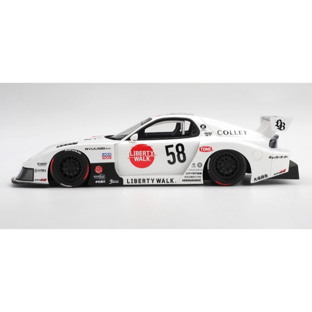 Top Speed 1/18 MAZDA RX-7 LB-Hinomaru