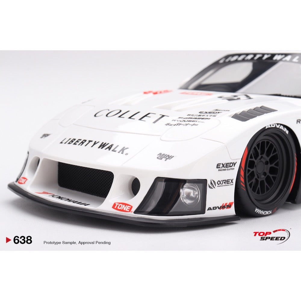 Top Speed 1/18 MAZDA RX-7 LB-Hinomaru