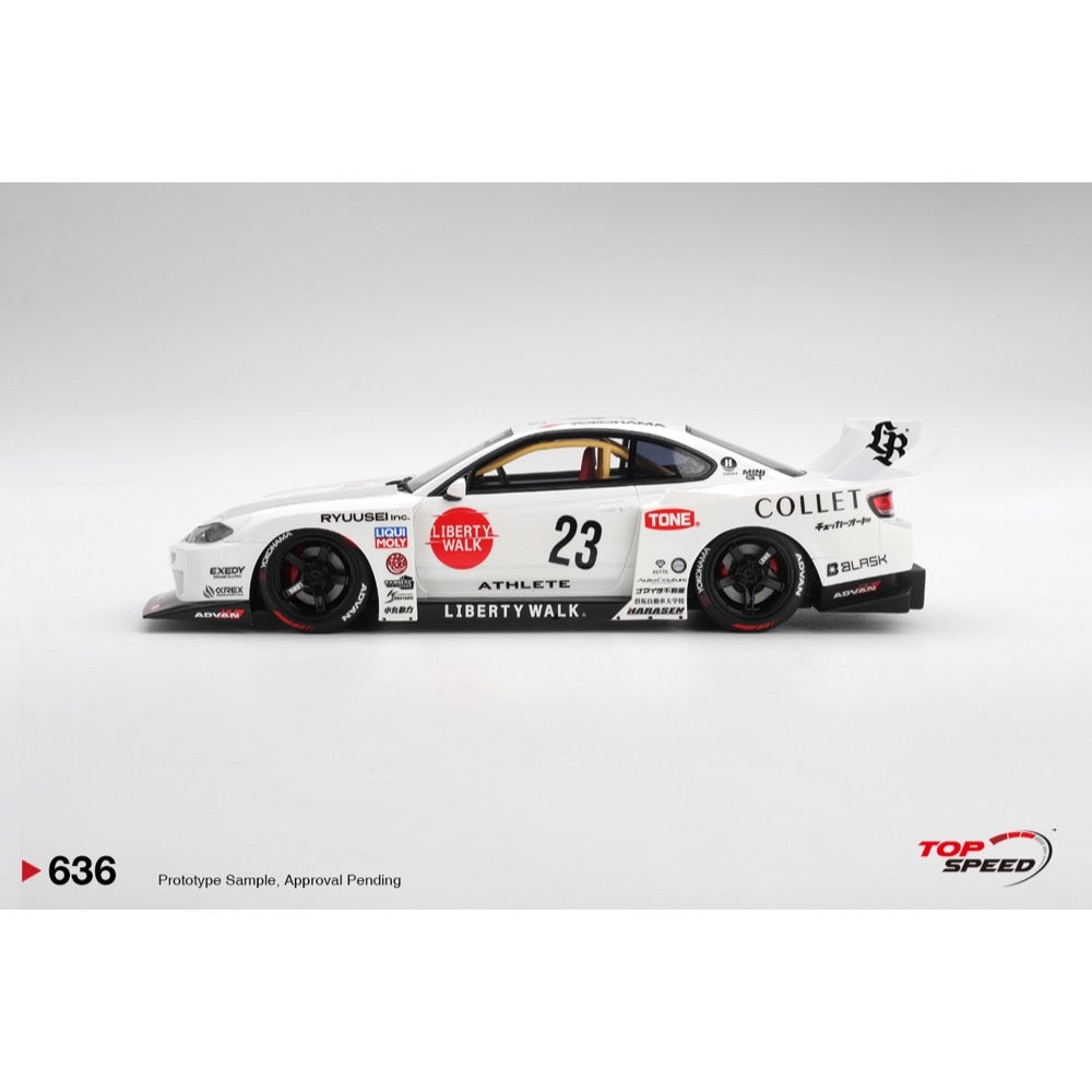 Top Speed 1/18 Nissan SILVIA (S15) LB-Super Silhouette ATHLETE