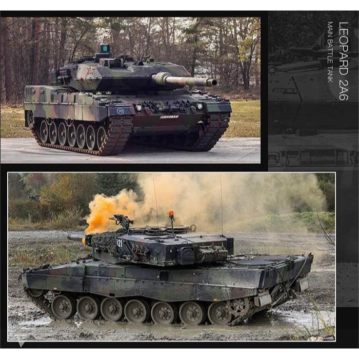 Trumpeter 1/16 German Leopard2A6 MBT Plastic Model Kit
