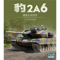 Trumpeter 1/16 German Leopard2A6 MBT Plastic Model Kit
