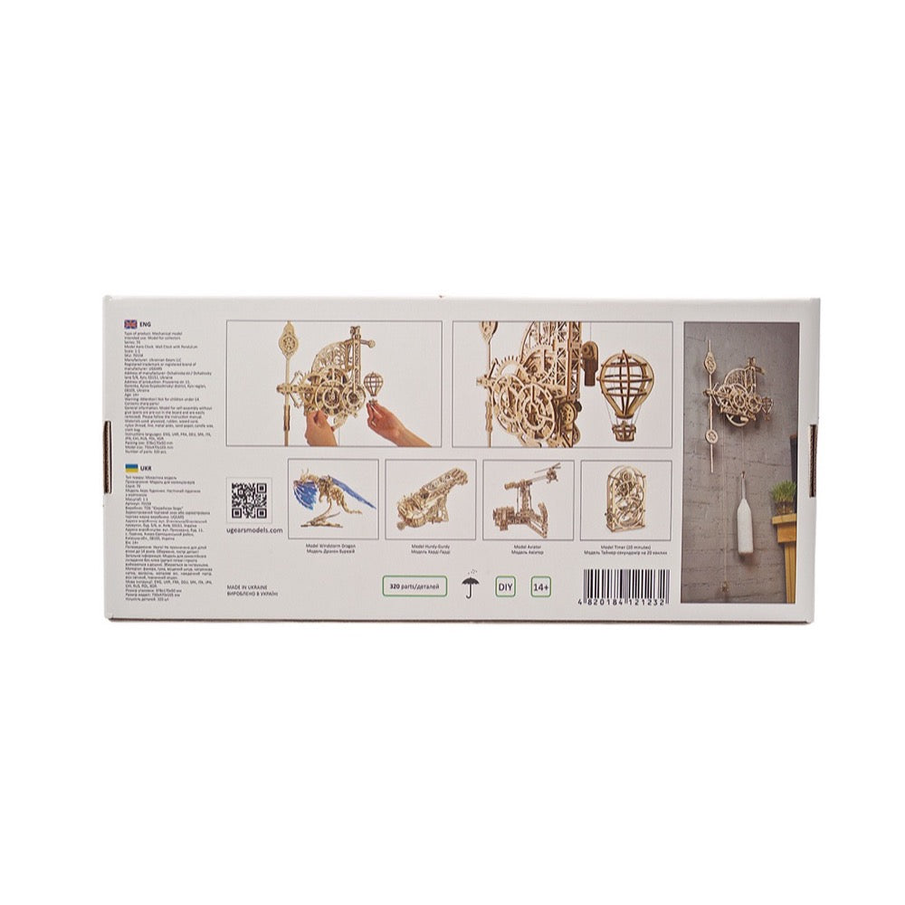 Ugears 70154 Aero Clock 320pc