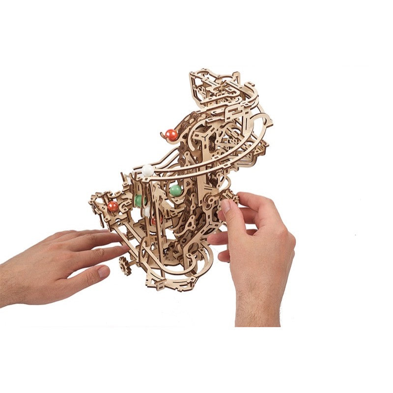 Ugears 70156 Marble Run Chain Hoist 400pc